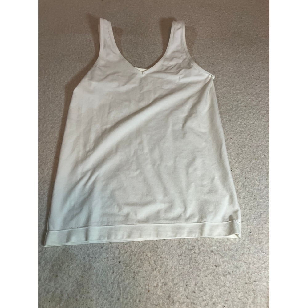 Nordstrom Rack White V-Neck Tank Top Sleeveless Layering Cami XL